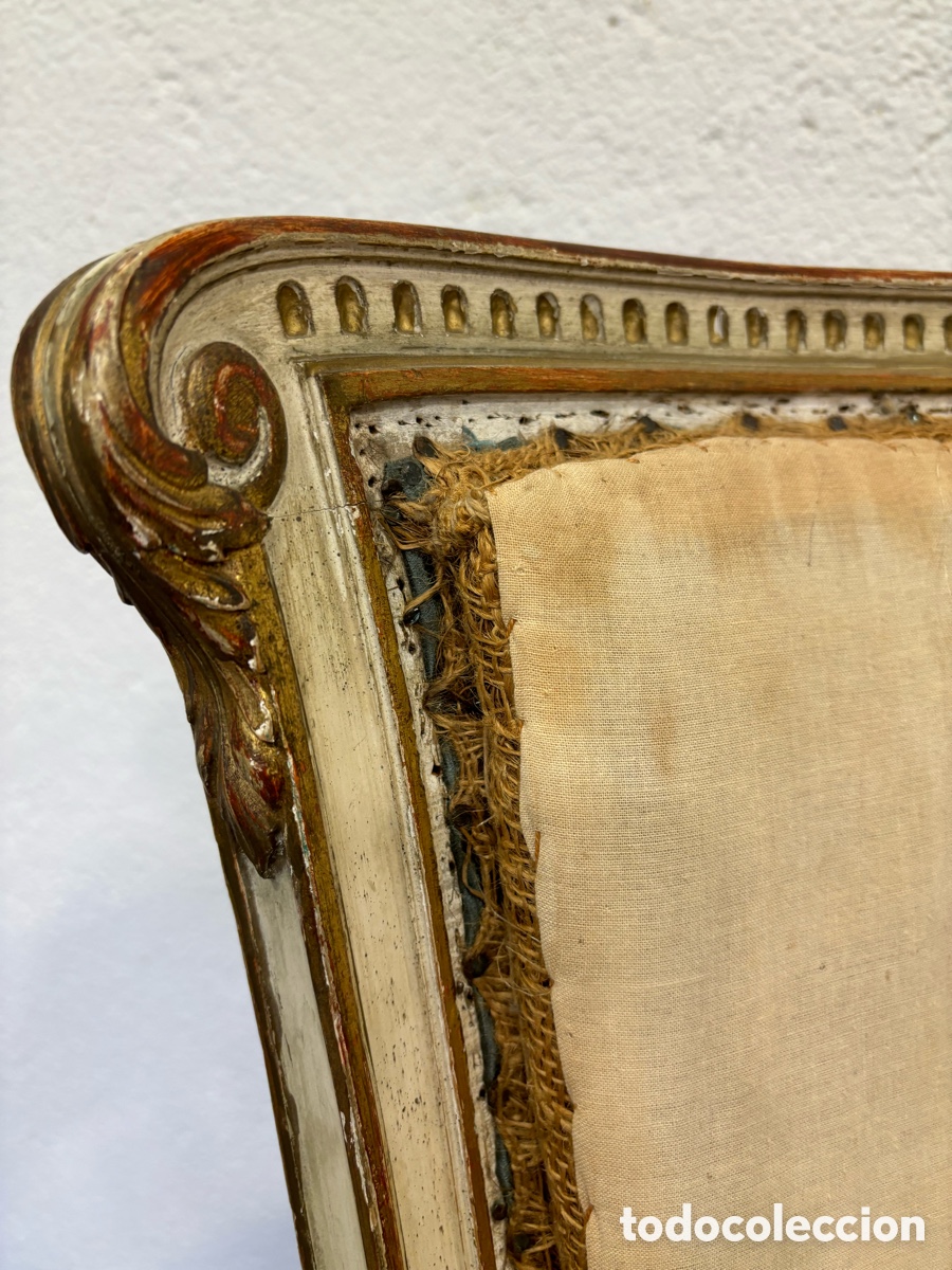 Antig&uuml;edades: Silla estilo Luis XVI - Foto 3