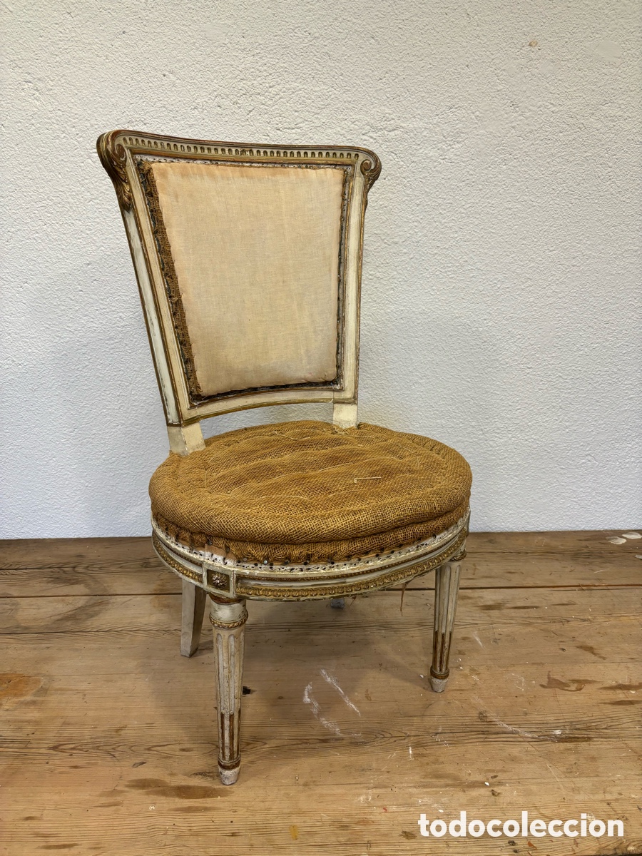 Antig&uuml;edades: Silla estilo Luis XVI - Foto 1