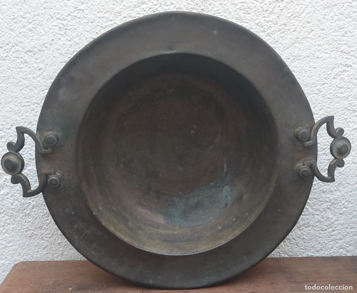 Antig&uuml;edades: BRASERO DE BRONCE SIGLO XIX - Foto 1