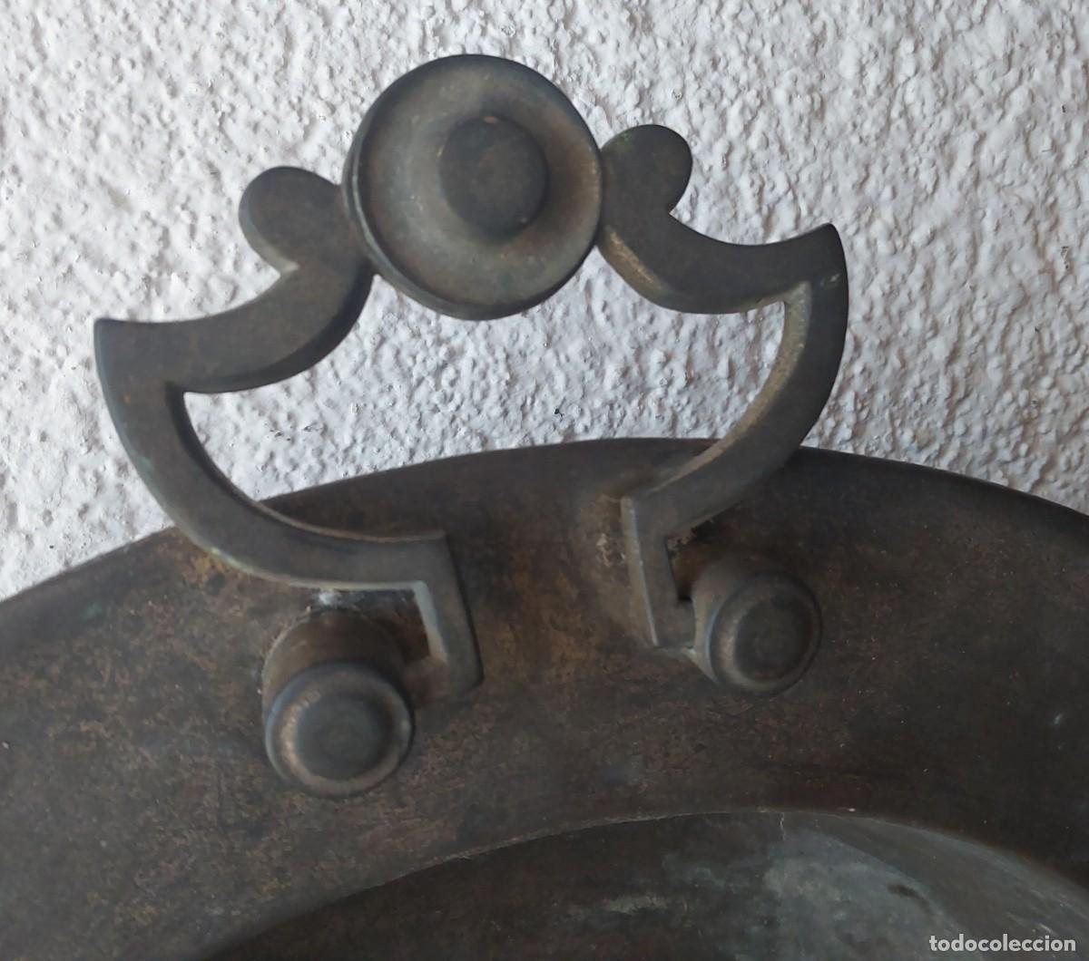 Antig&uuml;edades: BRASERO DE BRONCE SIGLO XIX - Foto 4