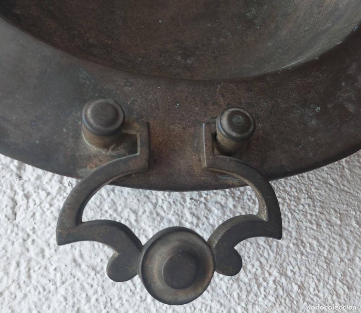 Antig&uuml;edades: BRASERO DE BRONCE SIGLO XIX - Foto 5