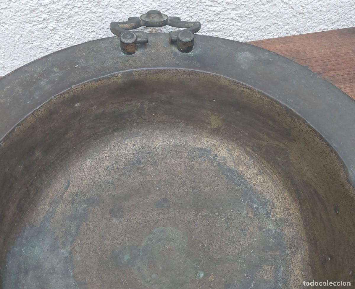 Antig&uuml;edades: BRASERO DE BRONCE SIGLO XIX - Foto 6