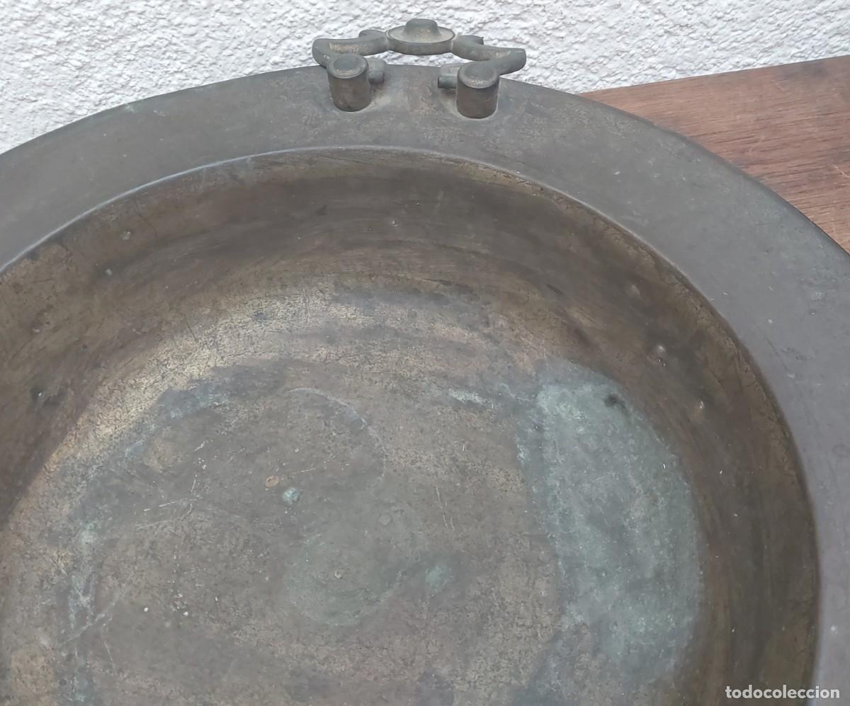 Antig&uuml;edades: BRASERO DE BRONCE SIGLO XIX - Foto 7