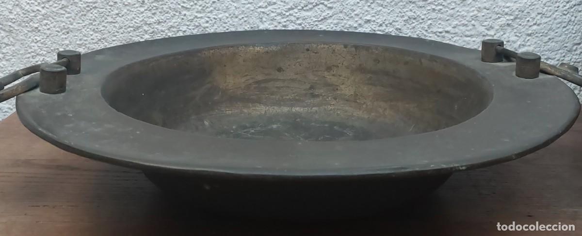 Antig&uuml;edades: BRASERO DE BRONCE SIGLO XIX - Foto 10