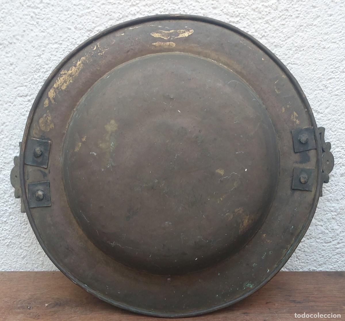 Antig&uuml;edades: BRASERO DE BRONCE SIGLO XIX - Foto 11