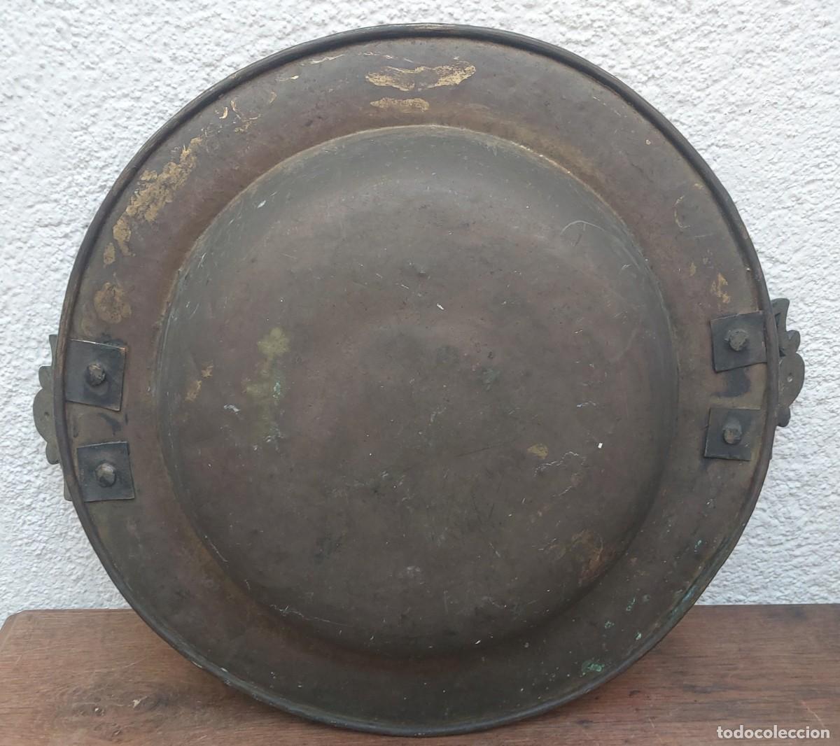 Antig&uuml;edades: BRASERO DE BRONCE SIGLO XIX - Foto 12