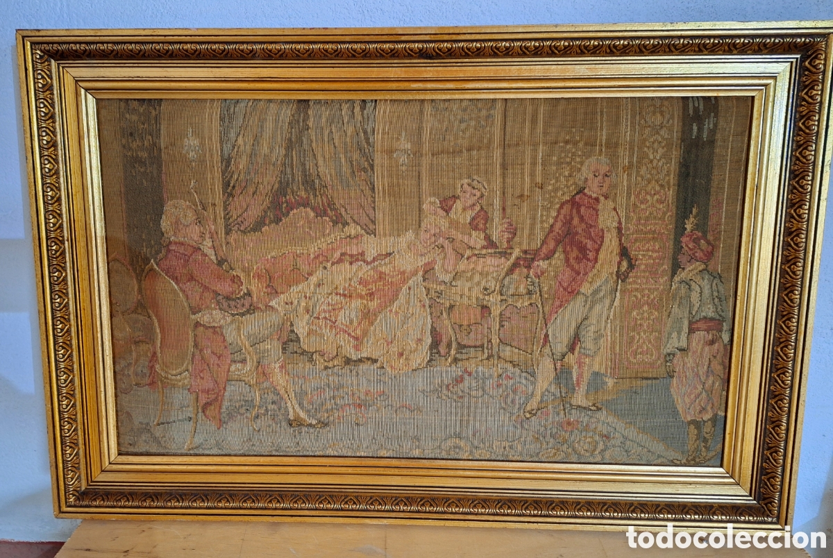 Antig&uuml;edades: Antig&uuml;o Tapiz Costumbrista