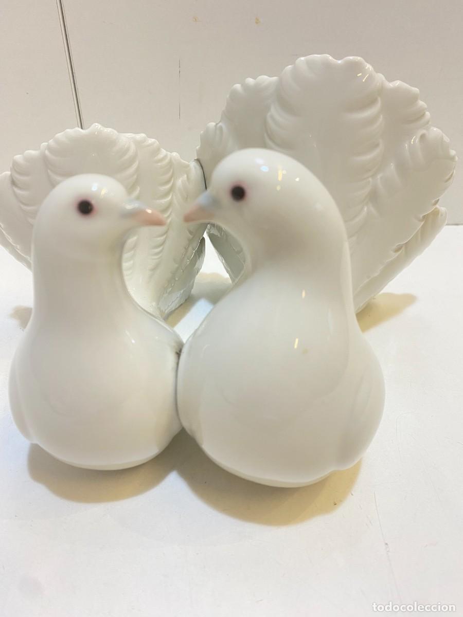 Antig&uuml;edades: FIGURA LLADR&Oacute; PALOMAS DE COLECCION - Foto 1
