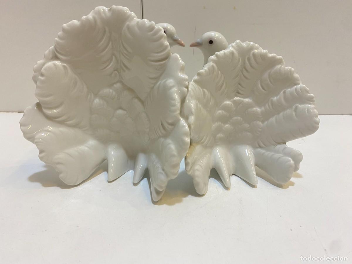 Antig&uuml;edades: FIGURA LLADR&Oacute; PALOMAS DE COLECCION - Foto 3