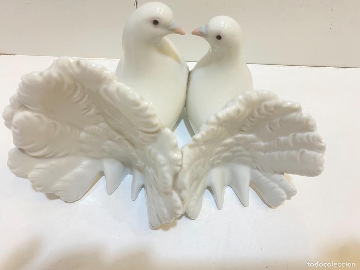 Antig&uuml;edades: FIGURA LLADR&Oacute; PALOMAS DE COLECCION - Foto 4