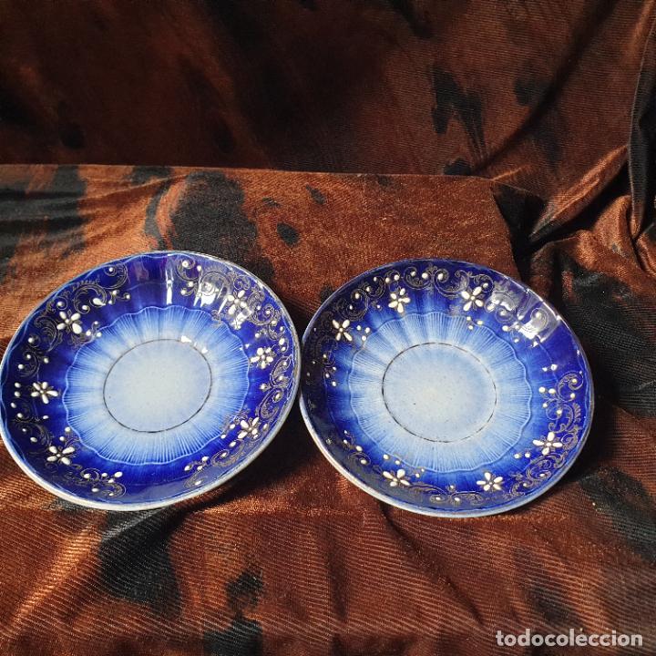 Antig&uuml;edades: PAREJA DE PLATOS TERRE DE FER - Foto 1