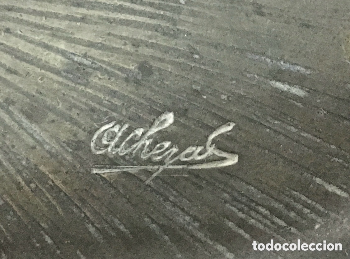 Antig&uuml;edades: Cesta de decoraci&oacute;n. ETAINS DART. - Foto 2