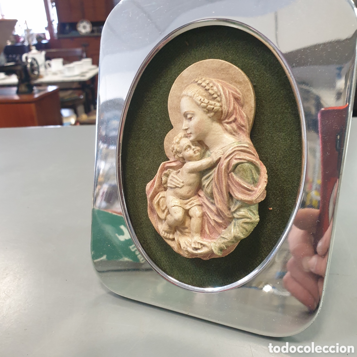 Antig&uuml;edades: Cuadrito de LA VIRGEN - Foto 1