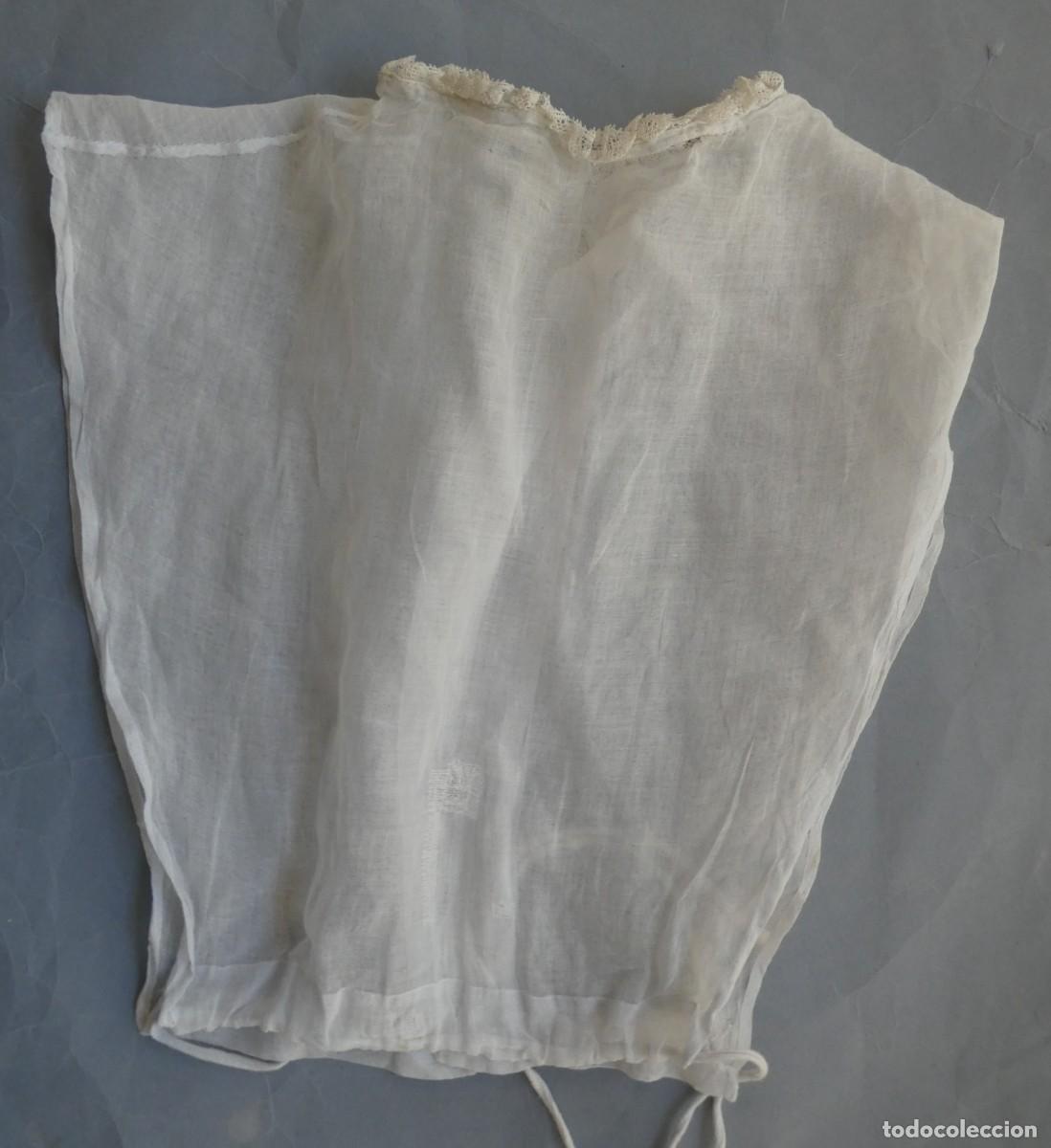 Antig&uuml;edades: FALSA CAMISA DE MUSELINA S.XIX - Foto 4
