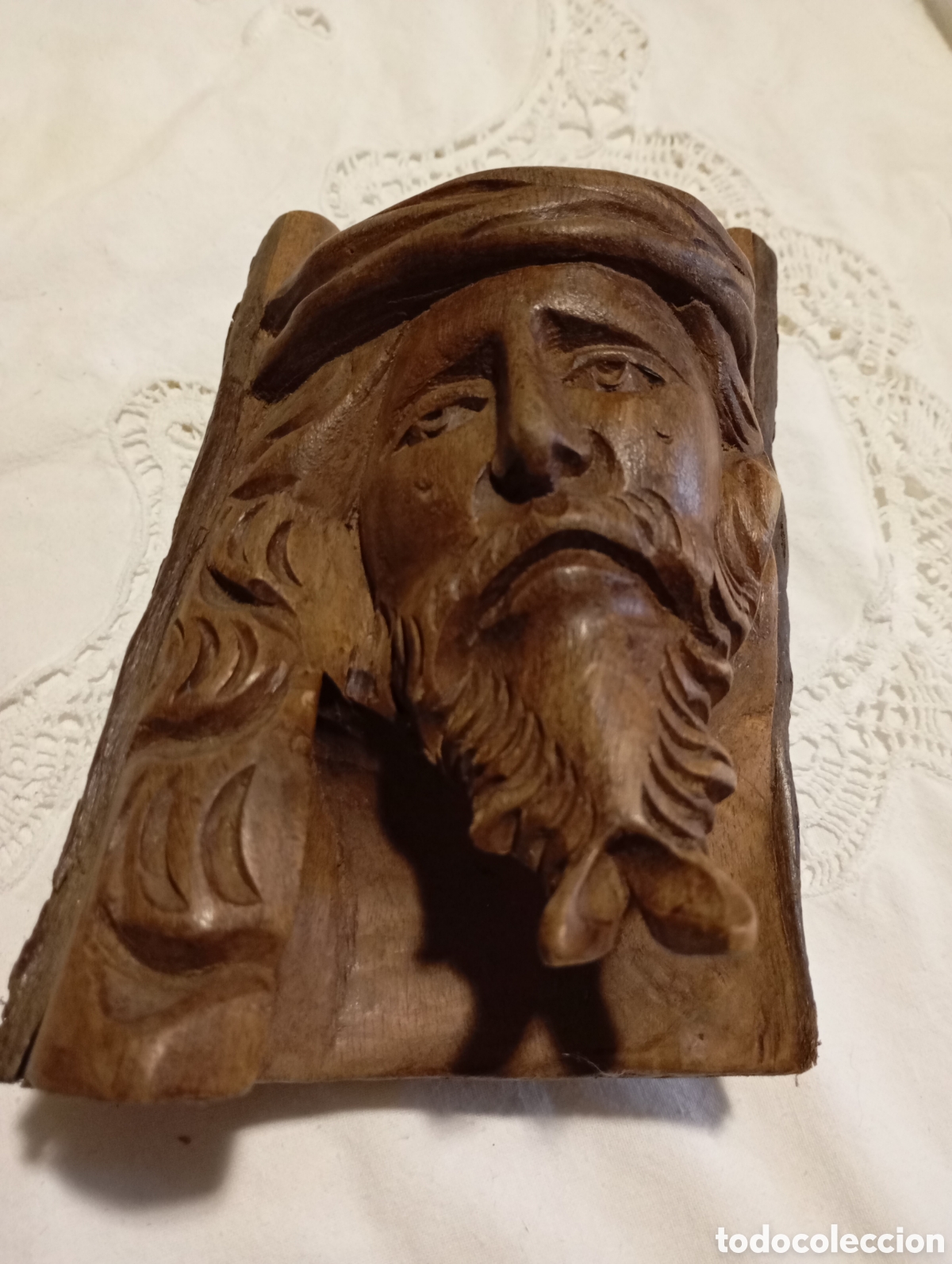 Antig&uuml;edades: Talla religiosa,madera tallada - Foto 3