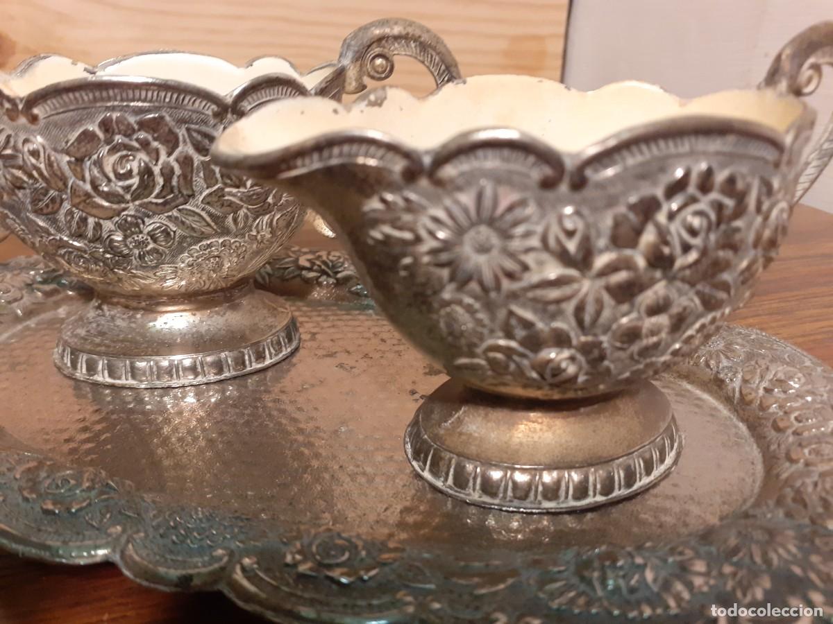 Antig&uuml;edades: Salseras con bandeja - Foto 2