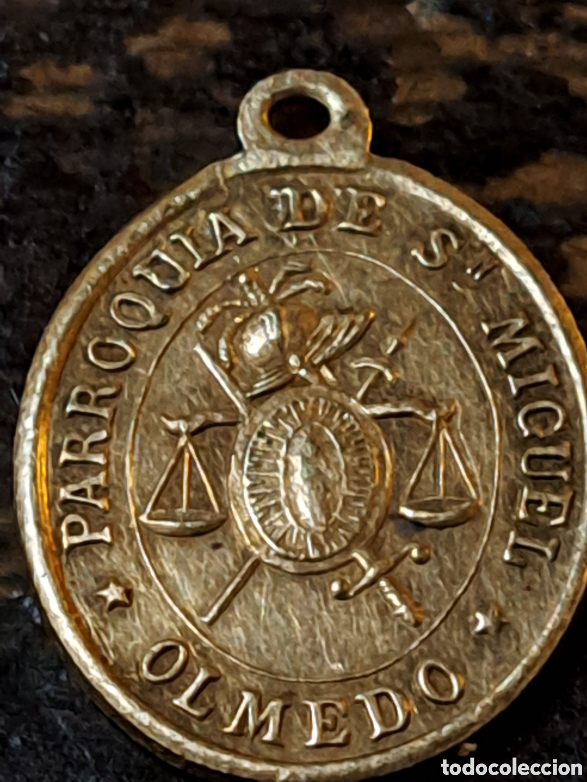 Antig&uuml;edades: Medalla de bronce de la virgen de la Soterra&ntilde;a - Foto 3