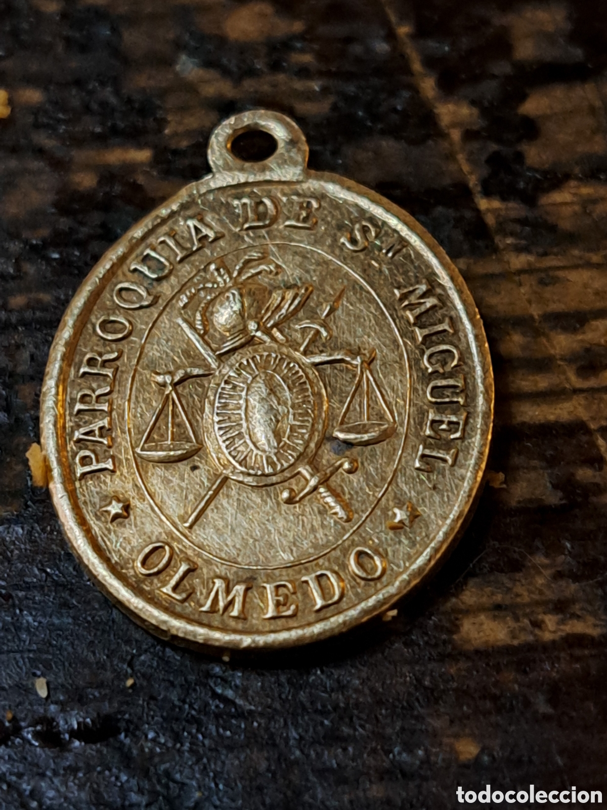 Antig&uuml;edades: Medalla de bronce de la virgen de la Soterra&ntilde;a - Foto 6