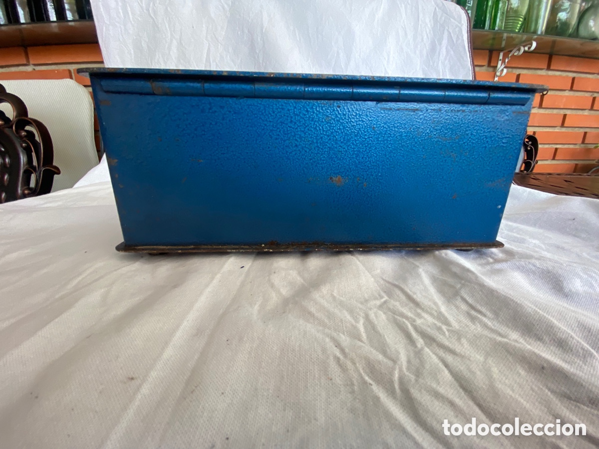 Antig&uuml;edades: Caja de caudales con clave y llave funciona perfectamente - Foto 6