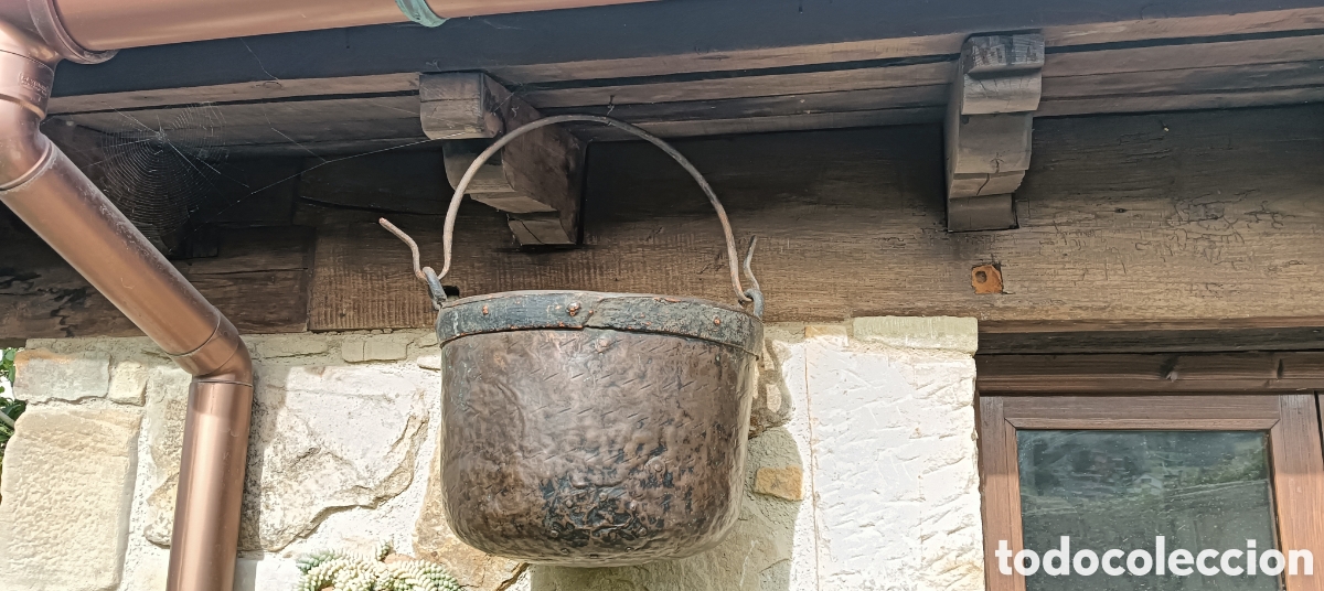 Antig&uuml;edades: Caldera olla cobre - Foto 1