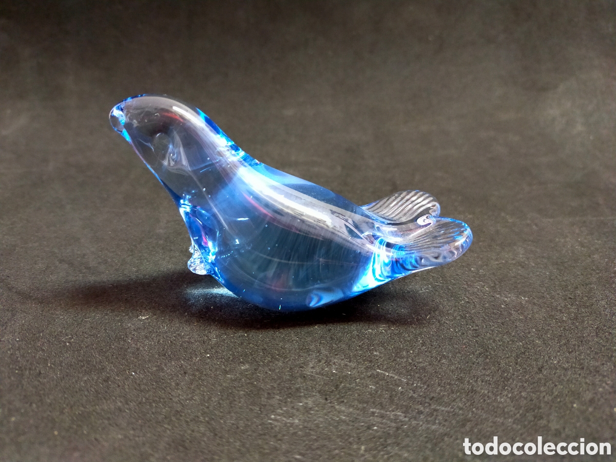 Antig&uuml;edades: FOCA DE CRISTAL, POSIBLEMENTE MURANO. - Foto 11