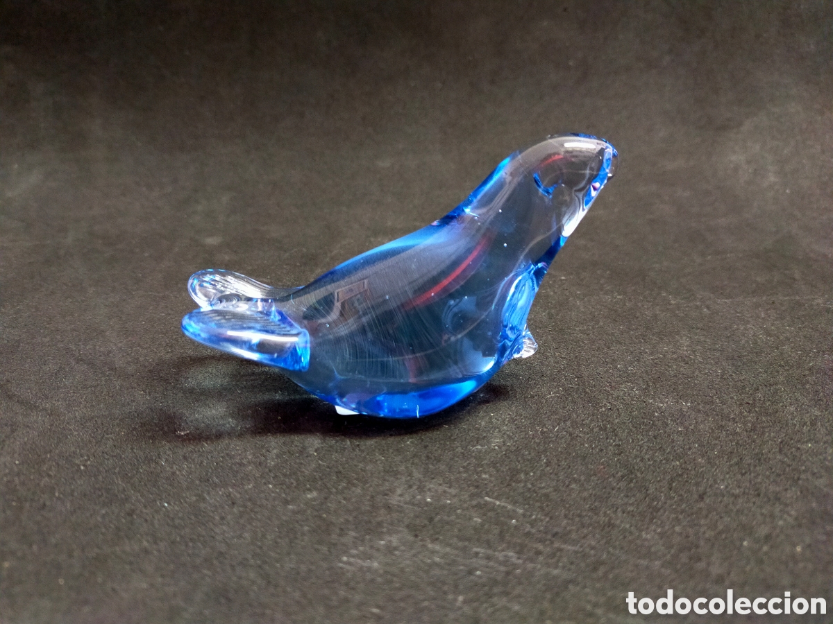 Antig&uuml;edades: FOCA DE CRISTAL, POSIBLEMENTE MURANO. - Foto 12
