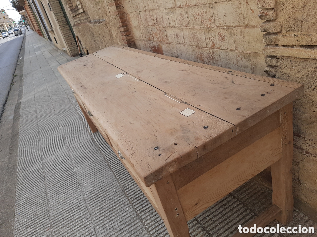 Antig&uuml;edades: Espectacular mesa francesa de BOULANGERIE - Foto 11