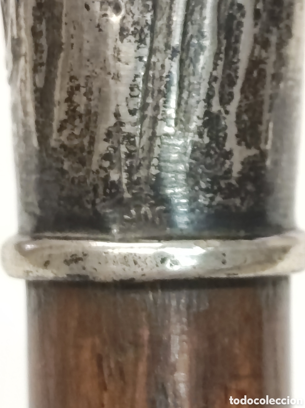Antig&uuml;edades: Bast&oacute;n plata y caoba - Foto 11