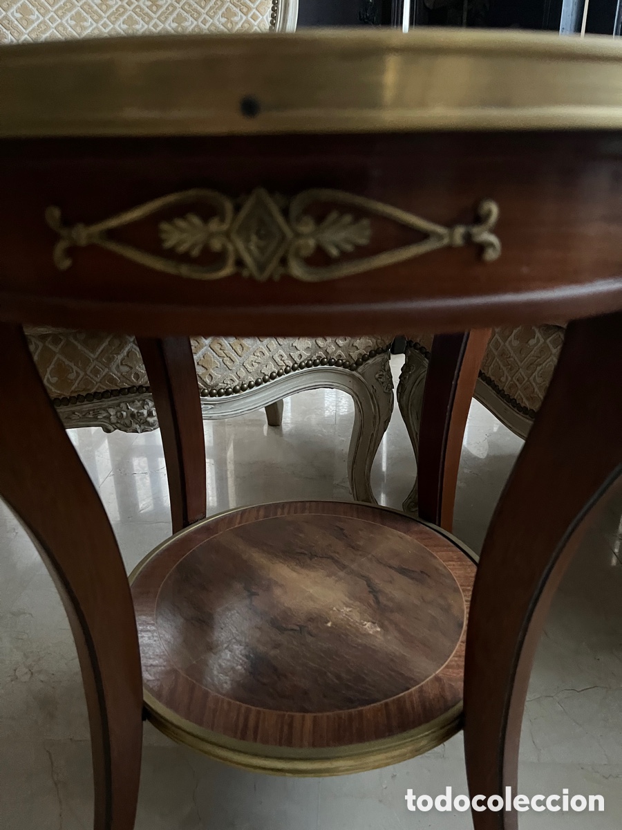 Antig&uuml;edades: Mesa auxiliar de &eacute;poca y estilo imperio - Foto 4