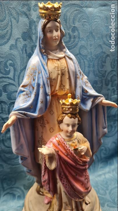 Antig&uuml;edades: VIRGE CON NI&Ntilde;O DE PIE - Foto 6