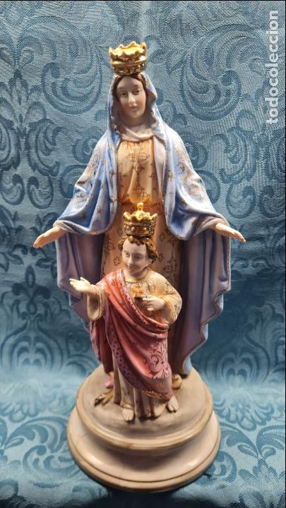 Antig&uuml;edades: VIRGE CON NI&Ntilde;O DE PIE - Foto 1
