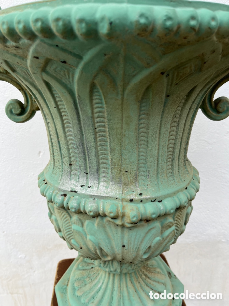 Antig&uuml;edades: Gran macetero jard&iacute;n antiguo - Foto 2