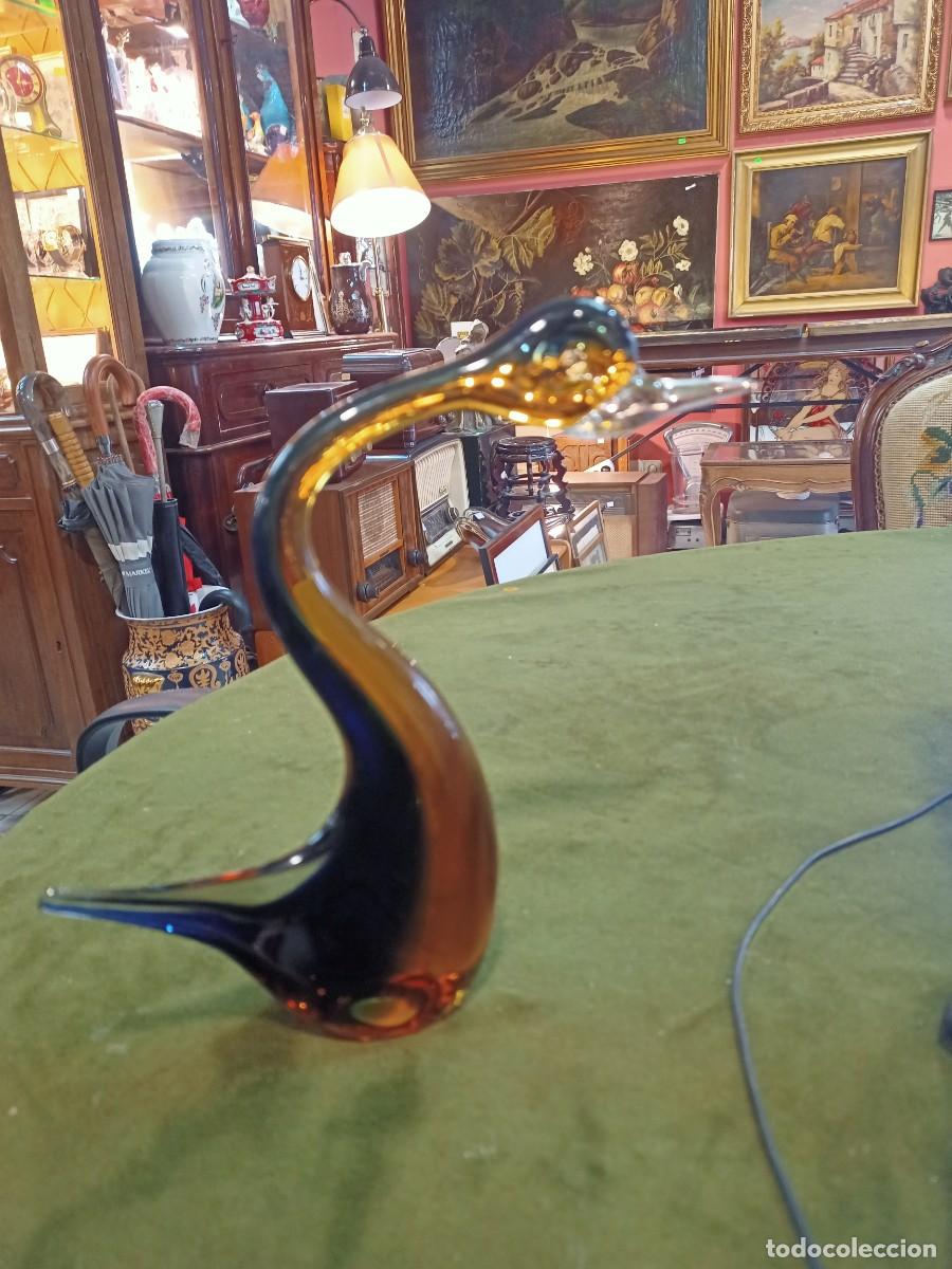 Antig&uuml;edades: Figura en cristal tipo murano, ave. REF-7356 - Foto 2