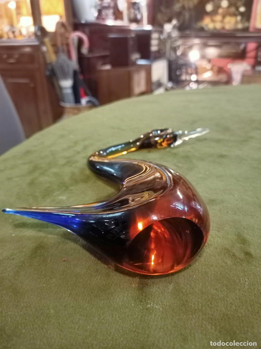 Antig&uuml;edades: Figura en cristal tipo murano, ave. REF-7356 - Foto 4