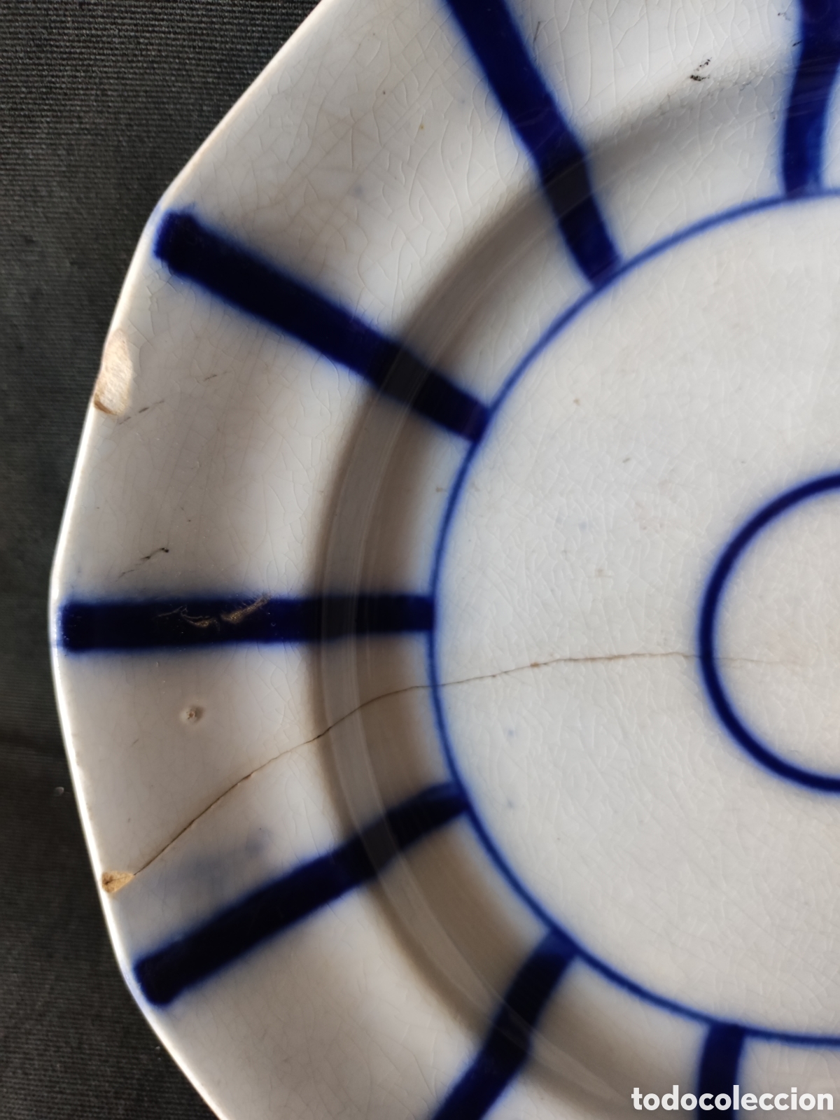 Antig&uuml;edades: Plato de pitman - Foto 2