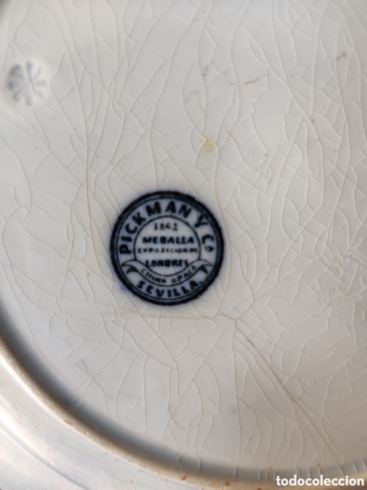 Antig&uuml;edades: Plato de pitman - Foto 4