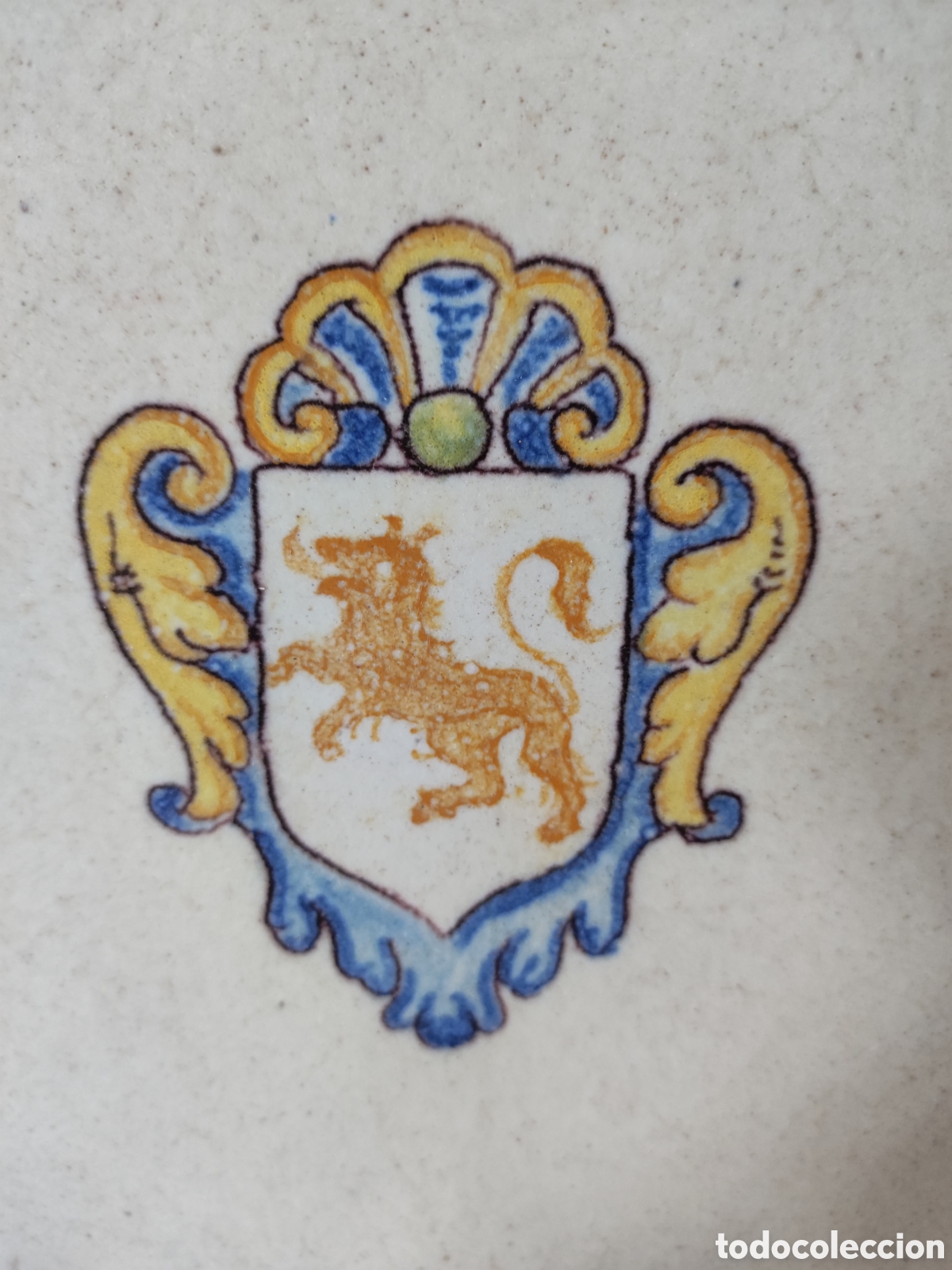 Antig&uuml;edades: Bandeja de cer&aacute;mica Talavera - Foto 4