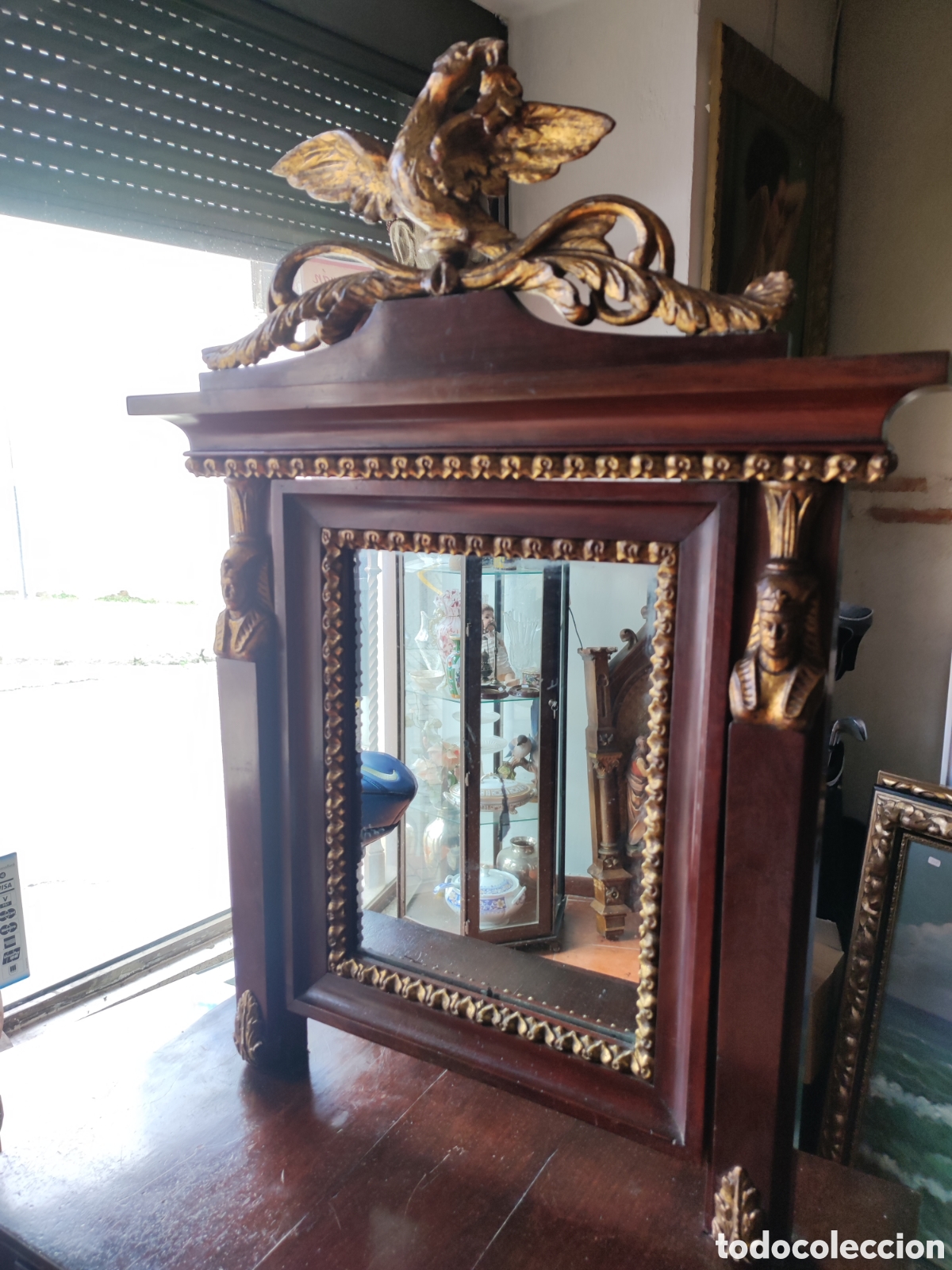 Antig&uuml;edades: Tocador de sobre mesa Imperio - Foto 2