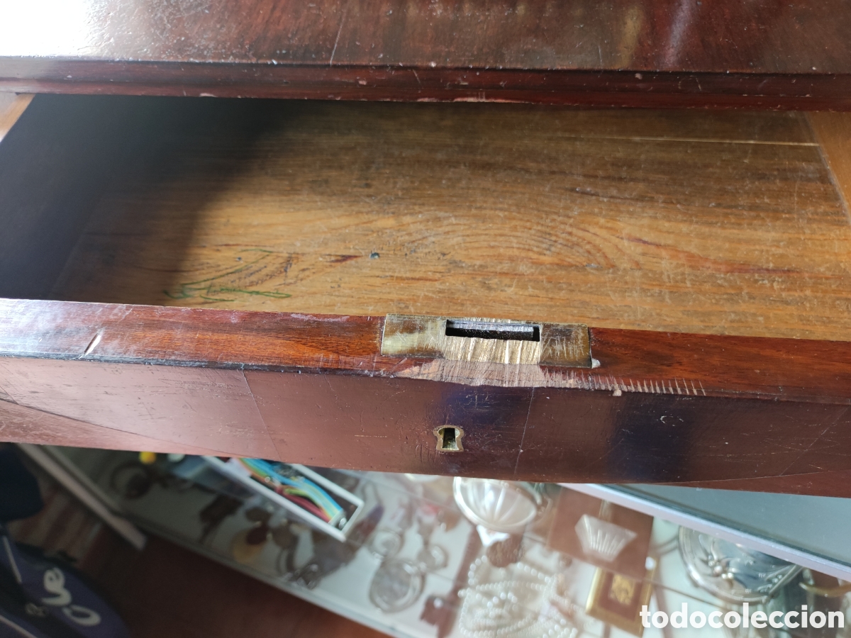 Antig&uuml;edades: Tocador de sobre mesa Imperio - Foto 5