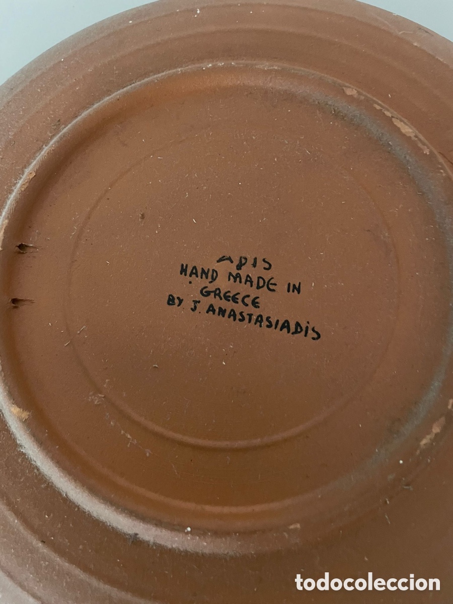Antig&uuml;edades: Plato griego firmado - Foto 2