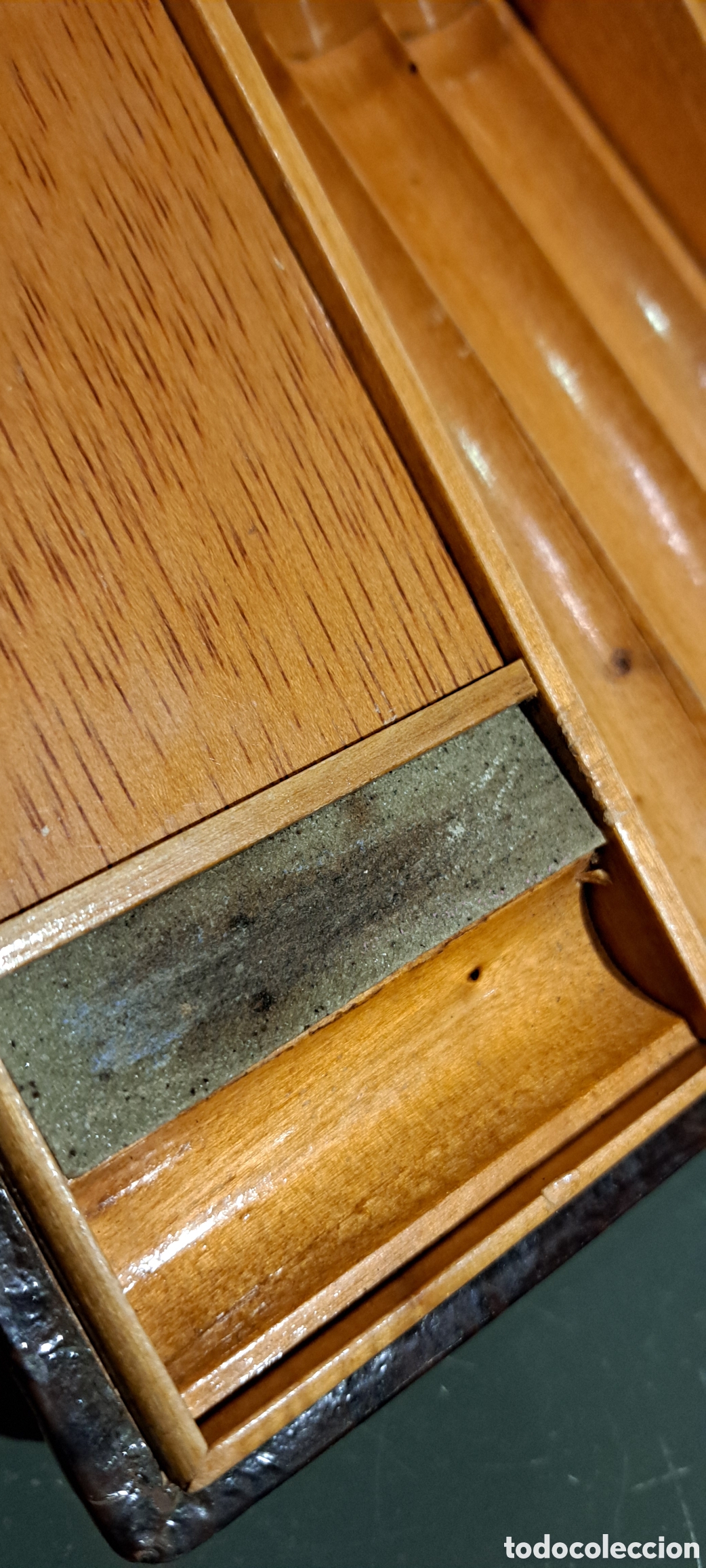 Antig&uuml;edades: Caja Tabaco madera vintage - Foto 4