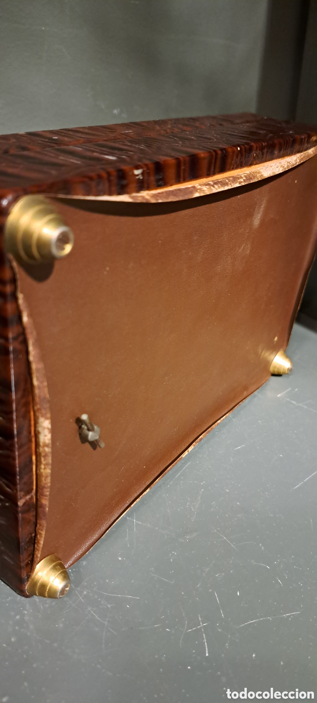 Antig&uuml;edades: Caja Tabaco madera vintage - Foto 6