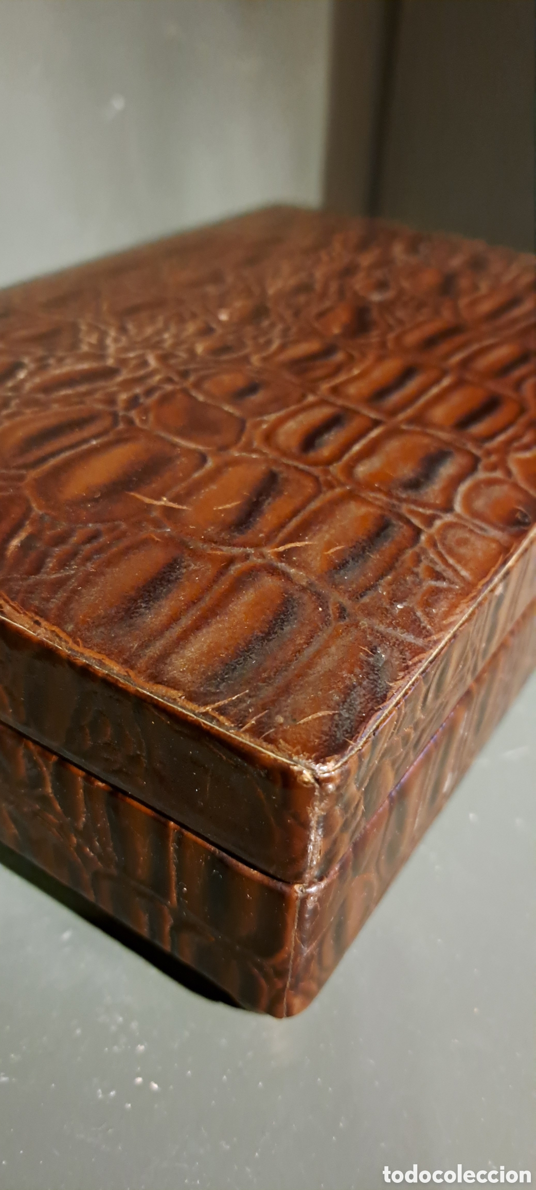 Antig&uuml;edades: Caja Tabaco madera vintage - Foto 1