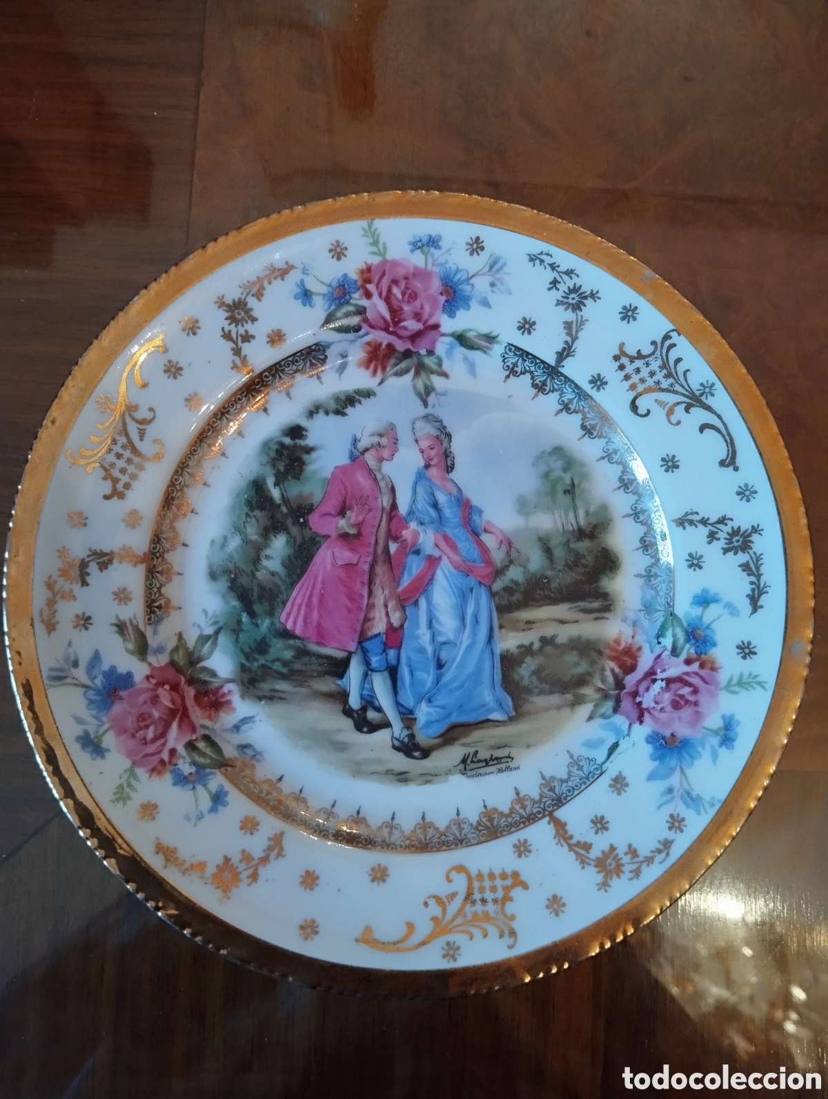 Antig&uuml;edades: Plato decorativo. - Foto 1