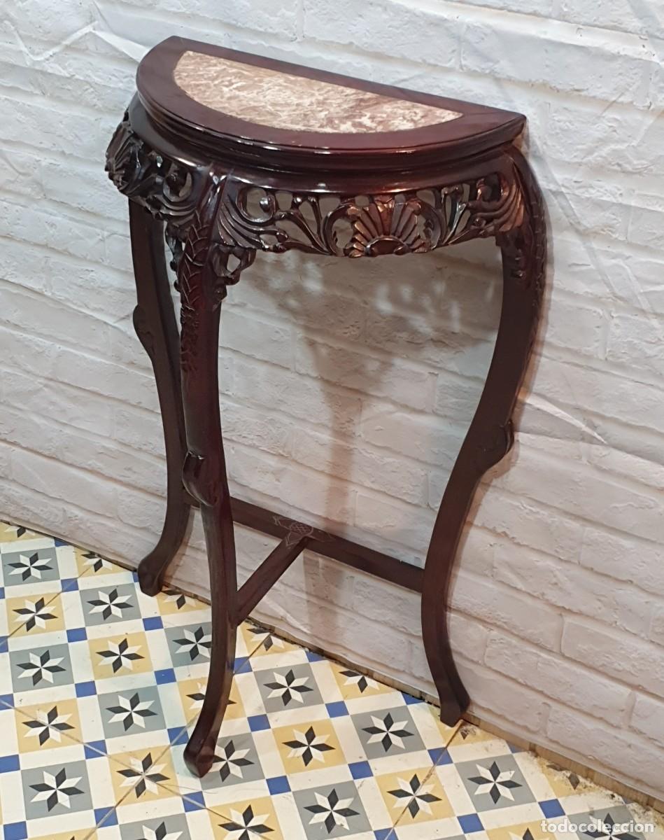 Antig&uuml;edades: Mesa auxiliar consola - Foto 2