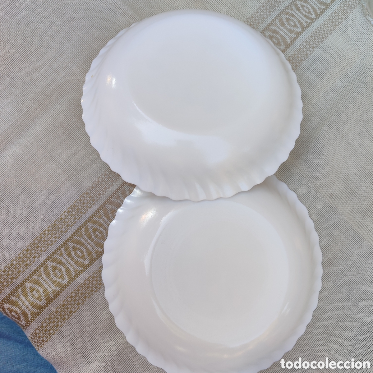 Antig&uuml;edades: 2 platos con flores azules - Foto 4