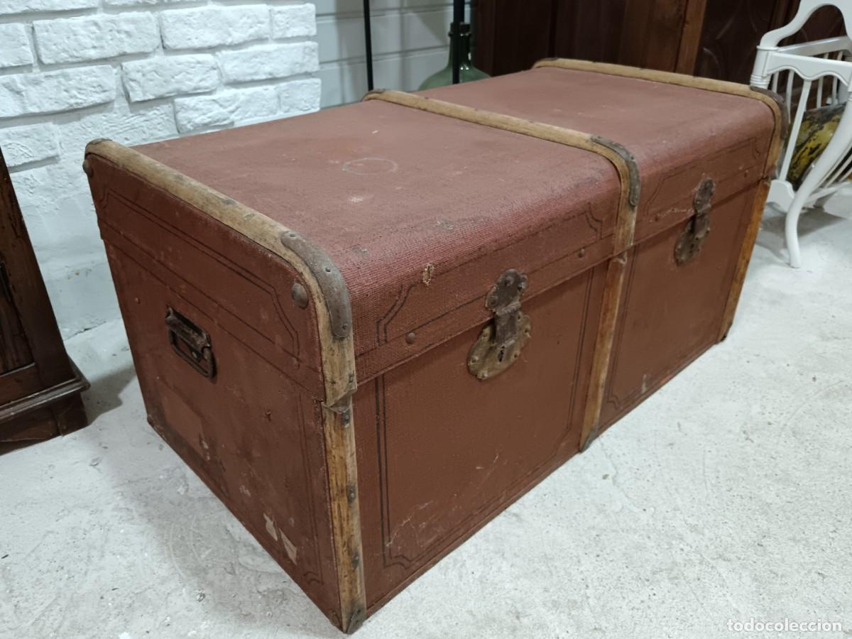 Antig&uuml;edades: ANTIGUO BA&Uuml;L DE VIAJE - Foto 1