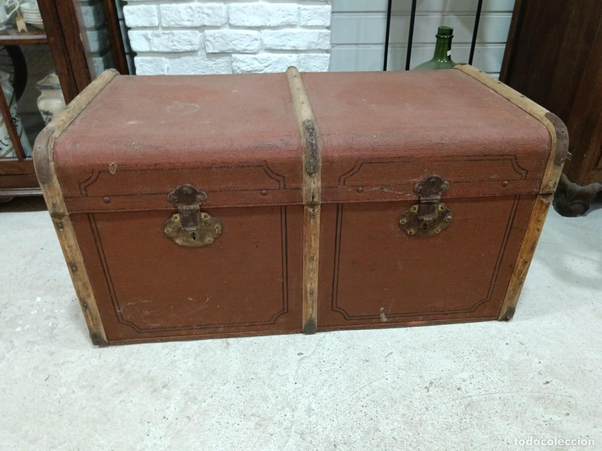 Antig&uuml;edades: ANTIGUO BA&Uuml;L DE VIAJE - Foto 3