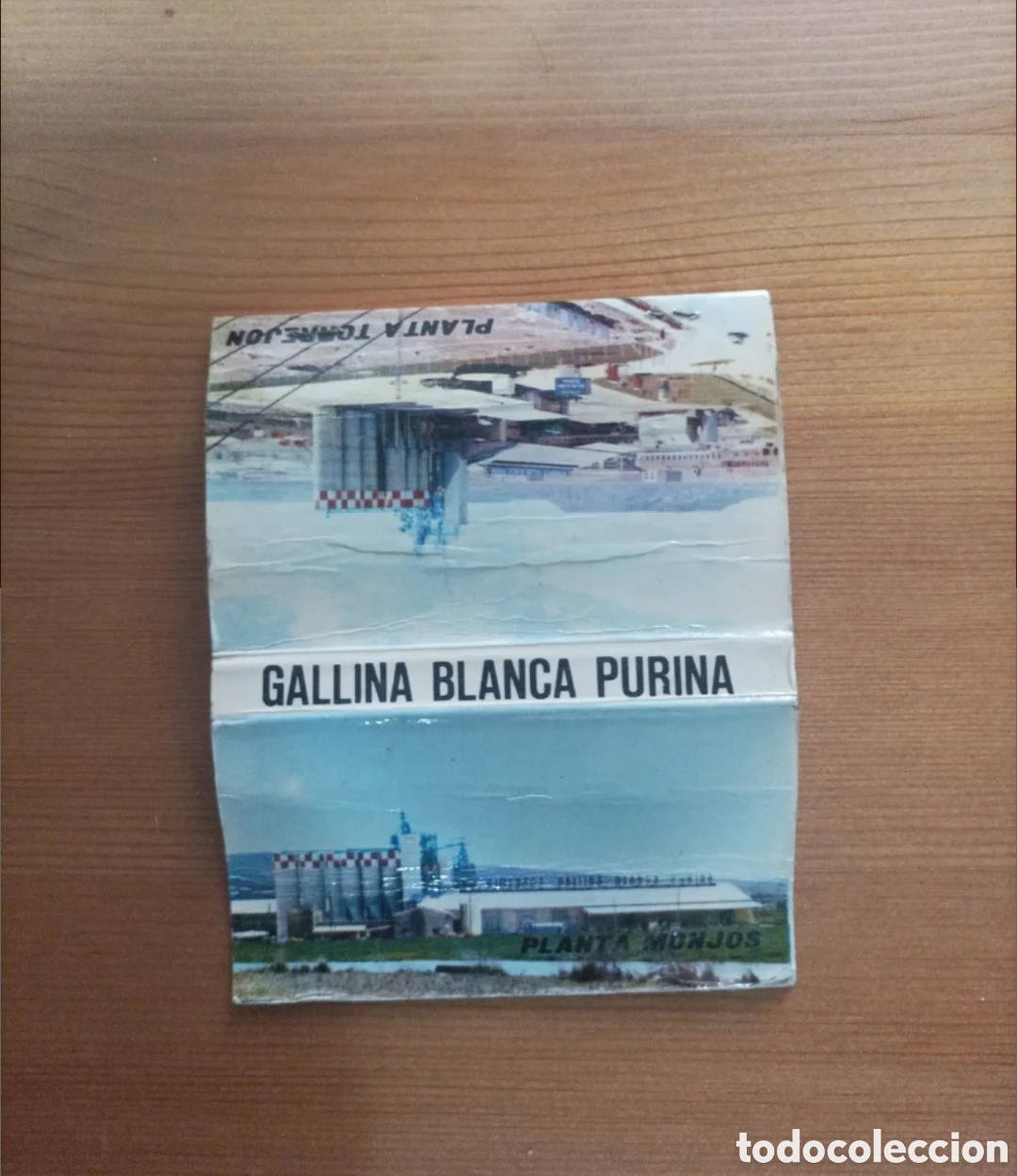 Oggetti Antichi: Caja cerillas publicidad Gallina Blanca