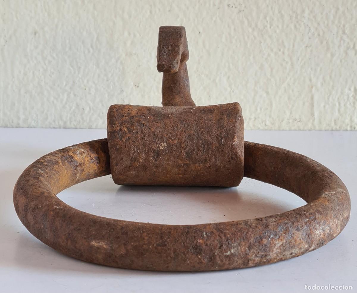 Antig&uuml;edades: Argolla con Gancho Hierro - Decoraci&oacute;n R&uacute;stica - Foto 8